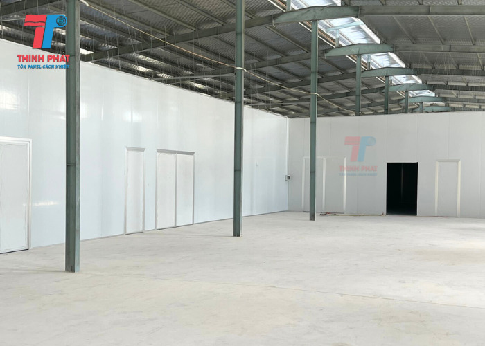Dự án nhà xưởng lắp ghép tại Tiền Giang - Cách Nhiệt Thịnh Phát - Công Ty TNHH Cách Nhiệt Thịnh Phát