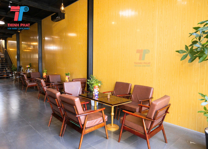 Dự án quán cà phê tại Tiền Giang - Cách Nhiệt Thịnh Phát - Công Ty TNHH Cách Nhiệt Thịnh Phát
