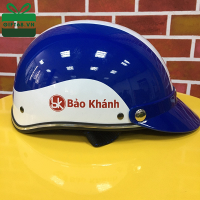Mũ bảo hiểm nửa đầu in logo - Quà Tặng Hà Thành - Công Ty TNHH Quà Tặng Hà Thành