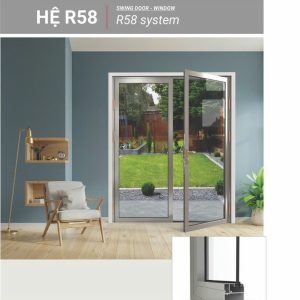 Cửa nhôm Maxpro H58 - Đức Phát Door - Công Ty TNHH Đức Phát Door