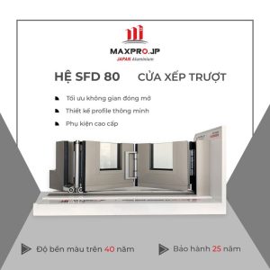 Cửa nhôm Maxpro H80 - Đức Phát Door - Công Ty TNHH Đức Phát Door