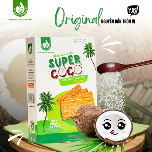 Bánh dừa nướng nguyên bản 180gr