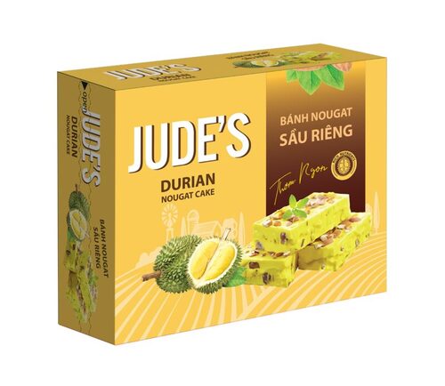 Bánh nougat sầu riêng