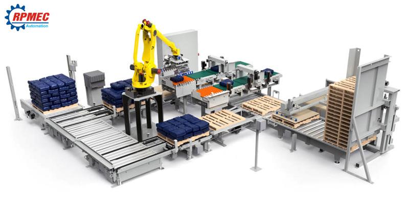 Robot xếp pallet - Tự Động Hóa RPMEC - Công Ty Cổ Phần Nghiên Cứu Kỹ Thuật Cơ Khí Chính Xác