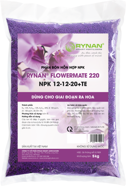 Phân bón hỗn hợp NPK ra hoa - Công Ty Cổ Phần Rynan Smart Agriculture