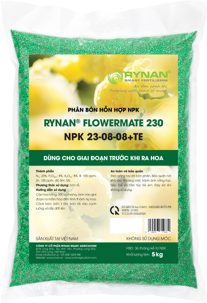 Phân bón hỗn hợp NPK trước khi ra hoa - Công Ty Cổ Phần Rynan Smart Agriculture