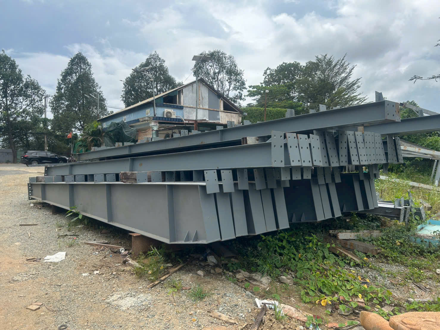 Sản xuất kèo thép nhiều khẩu độ - Kết Cấu Thép Hải Đường - Công Ty TNHH Kết Cấu Thép Hải Đường