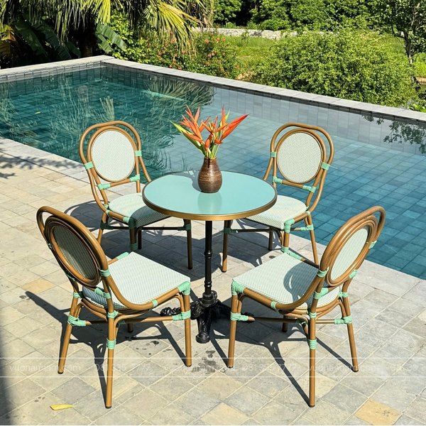 Bàn ghế cafe ngoài trời - Công Ty TNHH TM DV XNK Nam An