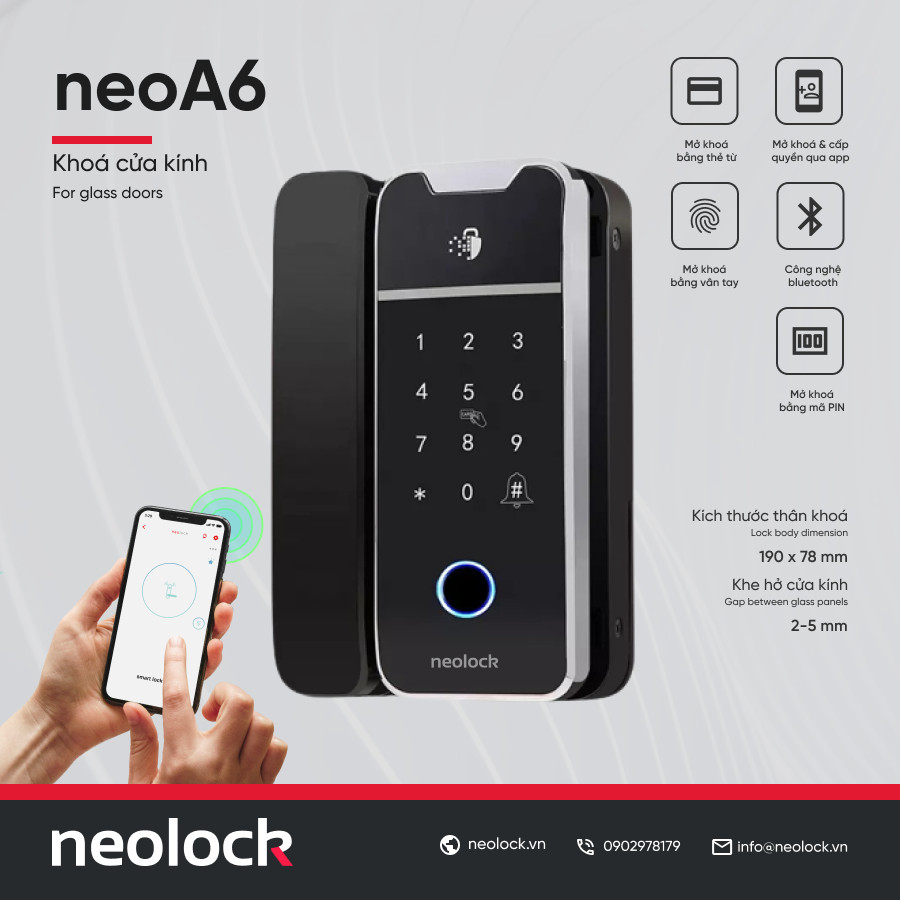 Hệ thống khóa cửa Neolock - Công Ty TNHH Thương Mại Dịch Vụ Công Nghệ NEO