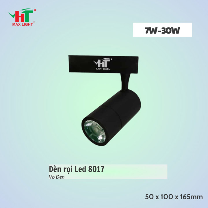 Đèn Rọi Ray 8017 Vỏ Đen - Đèn Led HT Max Light - Công Ty TNHH Sản Xuất Thương Mại NetZero Sài Gòn