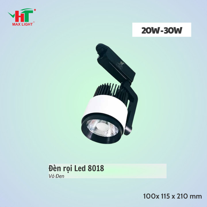 Đèn Rọi Ray 8018 Tay Đen - Đèn Led HT Max Light - Công Ty TNHH Sản Xuất Thương Mại NetZero Sài Gòn