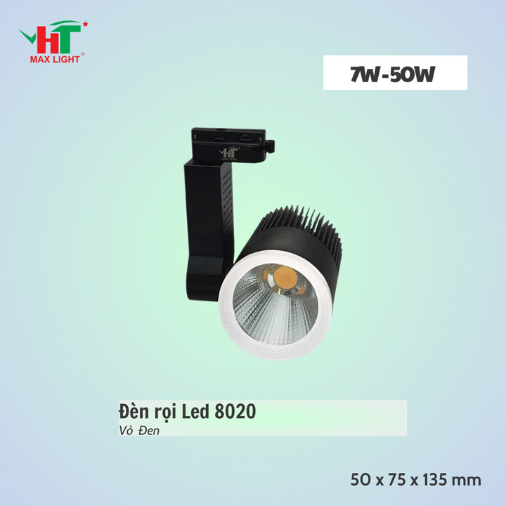 Đèn Rọi Ray 8020 Vỏ Đen - Đèn Led HT Max Light - Công Ty TNHH Sản Xuất Thương Mại NetZero Sài Gòn