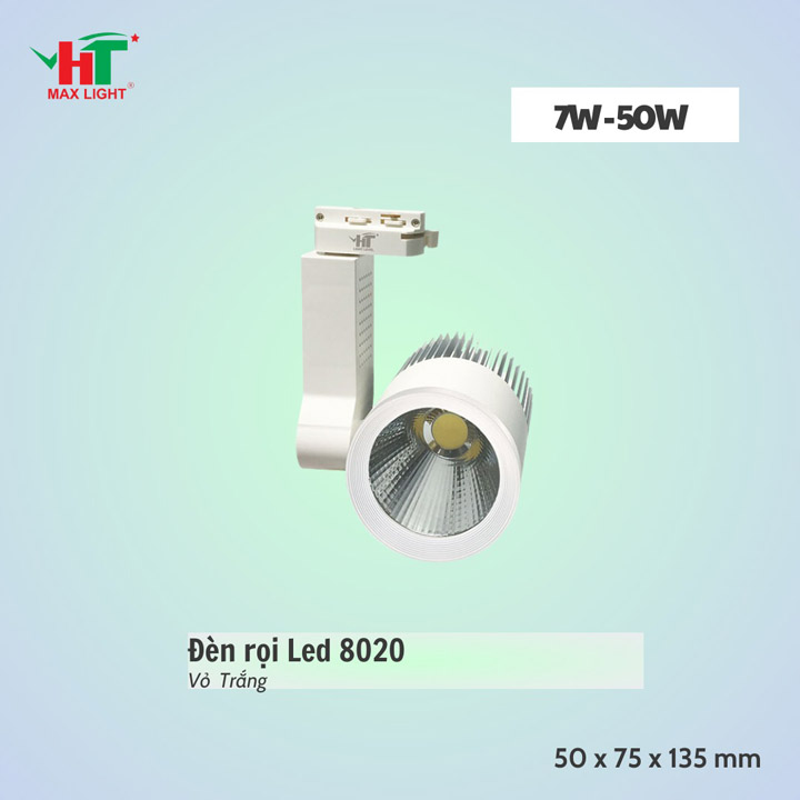 Đèn Rọi Ray 8020 Vỏ Trắng - Đèn Led HT Max Light - Công Ty TNHH Sản Xuất Thương Mại NetZero Sài Gòn
