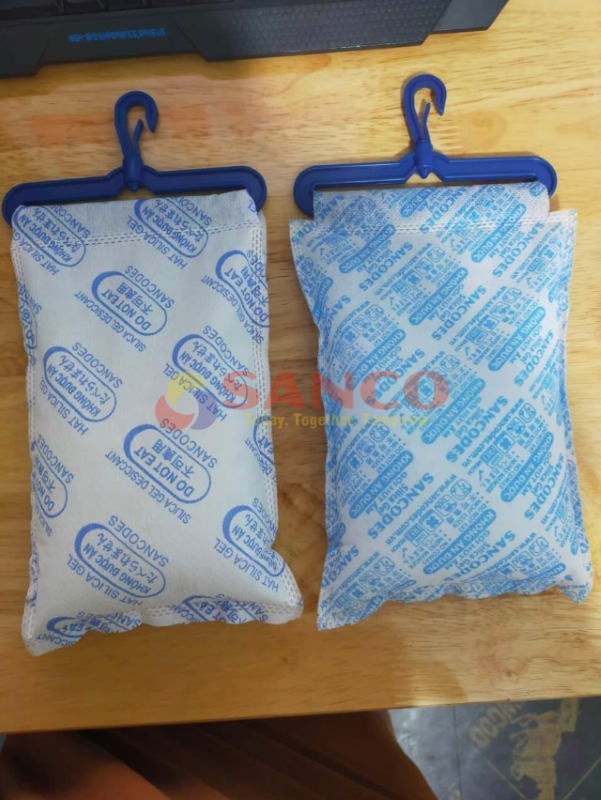 Gói hút ẩm treo container Silicagel 500g