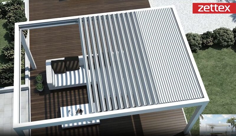 Mái che Zettex Pergola