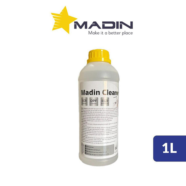 Dung Dịch Vệ Sinh Bầu Lọc Khí Thải Madin Cleaner 1L - Phụ Gia Ô Tô Madin Chem - Công Ty Cổ Phần Madin Chem