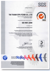 Chứng nhận, chứng chỉ - Mốp Xốp Tín Thành - Công Ty TNHH Thương Mại Sản Xuất Nhựa EPS Tín Thành