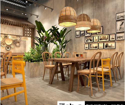 Thiết kế thi công nội thất nhà hàng