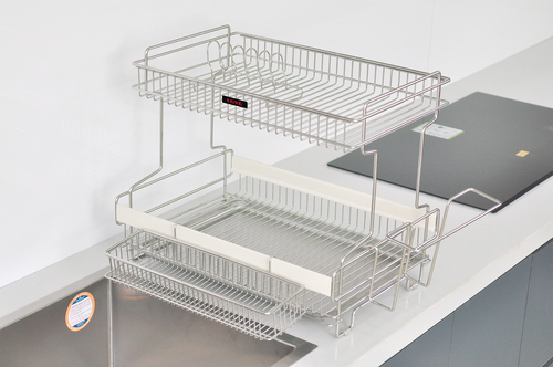 Giá úp chén bát HiVE ALC 2 tầng White - Đồ Gia Dụng Inox Daijin Vina - Công Ty TNHH Daijin Vina
