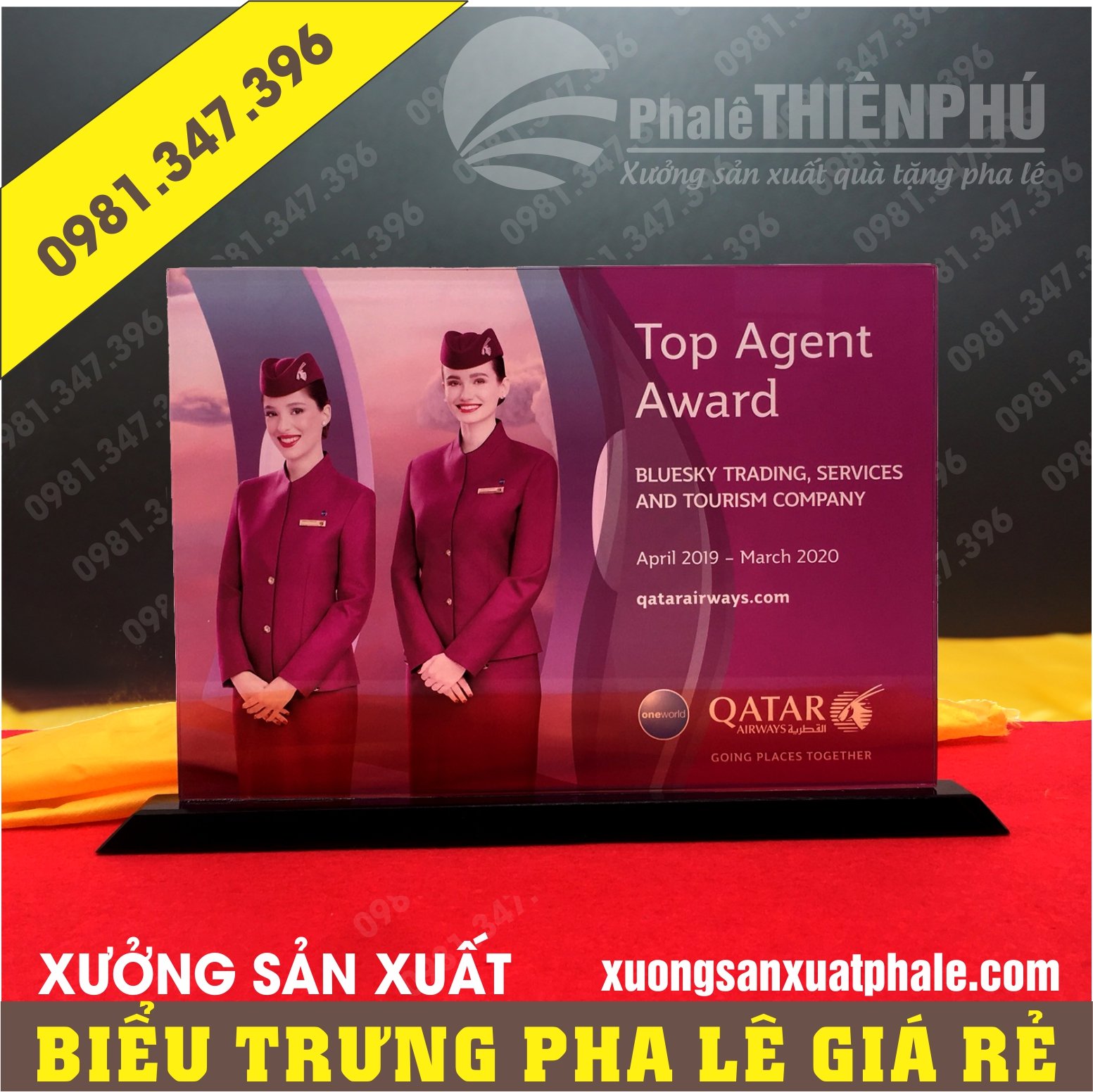 Sản phẩm pha lê - Pha Lê Thiên Phú - Công Ty CP In Và Sản Xuất Quà Tặng Thiên Phú