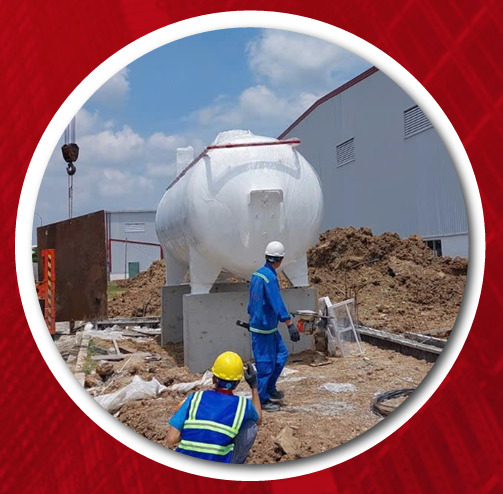 Thi công hệ thống bồn chứa - Thiết Bị Gas Kangan - Công Ty TNHH Kangan Engineering