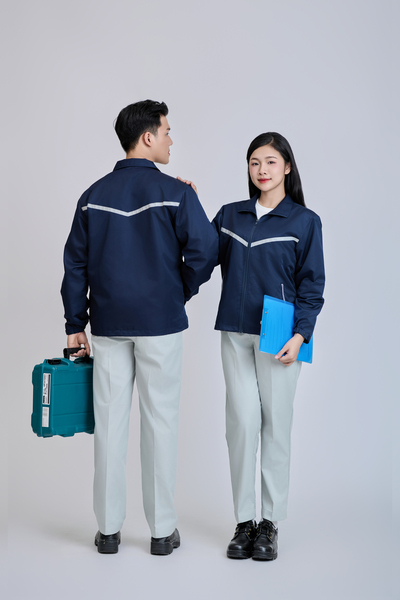 Áo khoác gió xanh than - May Đồng Phục Sao Mai - Công Ty TNHH Thương Mại Sao Mai