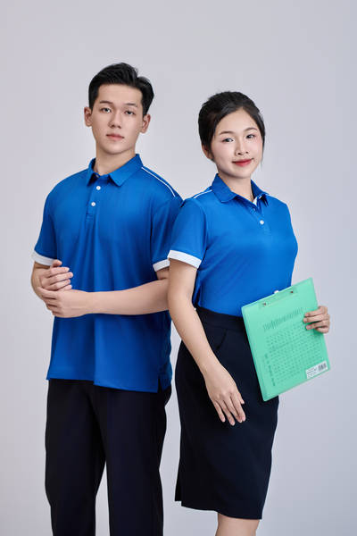 Áo polo xanh hoàng gia - May Đồng Phục Sao Mai - Công Ty TNHH Thương Mại Sao Mai