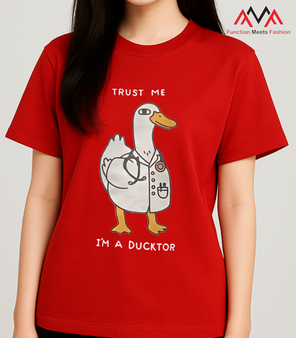 Áo thun unisex màu đỏ - May Đồng Phục Sao Mai - Công Ty TNHH Thương Mại Sao Mai