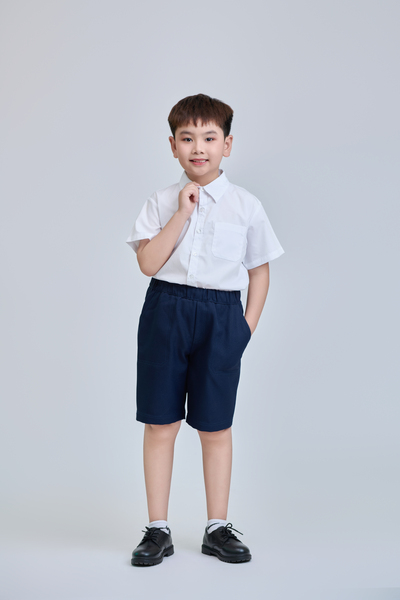 Quần short đồng phục học sinh cấp 1 - May Đồng Phục Sao Mai - Công Ty TNHH Thương Mại Sao Mai