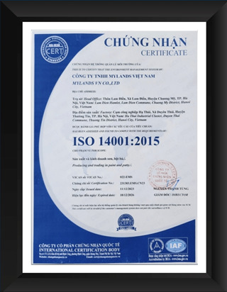 Chứng nhận ISO 14001:2015