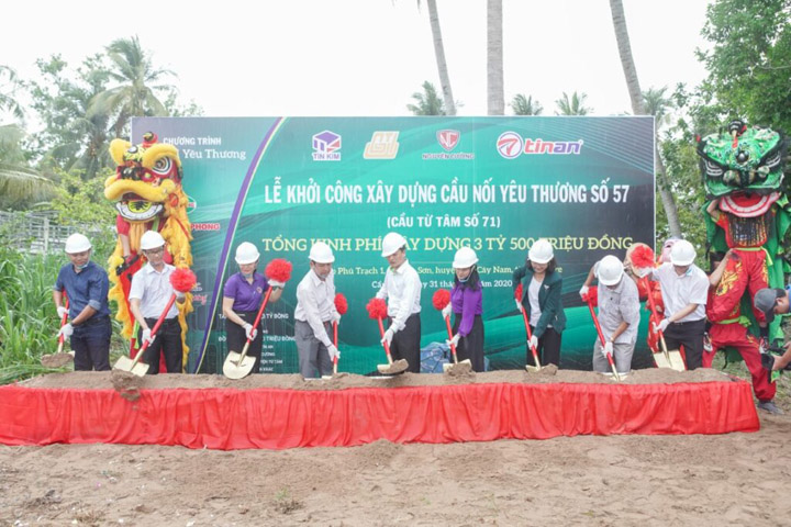 Khởi công xây dựng Cầu Nối Yêu Thương Số 57