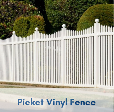 Hàng rào vinyl kiểu picket (nan dọc)