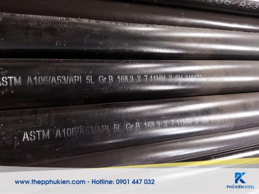 Ống thép đúc phi 168, DN150