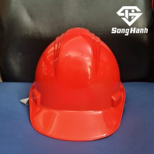 Mũ bảo hộ màu đỏ - Bảo Hộ Lao Động Song Hành - Công Ty TNHH Thương Mại Dịch Vụ Bảo Hộ Lao Động Song Hành