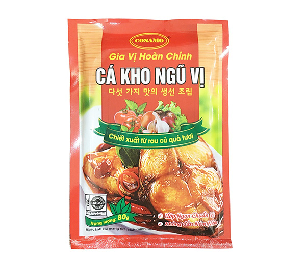 Gia vị hoàn chỉnh Cá kho ngũ vị - Gia Vị Conamo Việt Nam - Công Ty TNHH Conamo Việt Nam