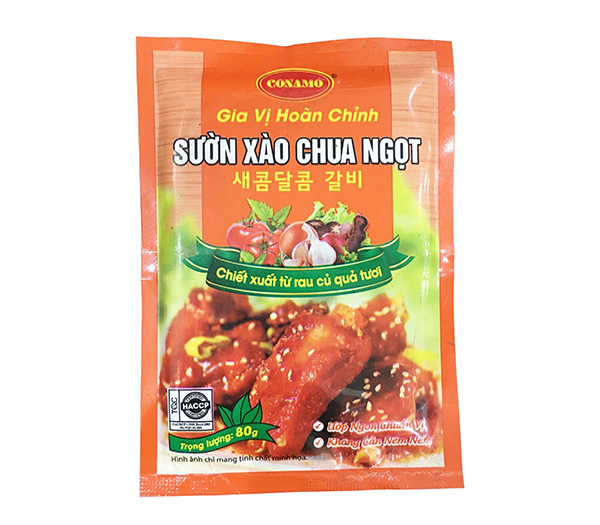 Gia vị hoàn chỉnh Sườn xào chua ngọt - Gia Vị Conamo Việt Nam - Công Ty TNHH Conamo Việt Nam