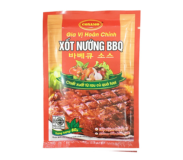Gia vị hoàn chỉnh Xốt nướng BBQ - Gia Vị Conamo Việt Nam - Công Ty TNHH Conamo Việt Nam