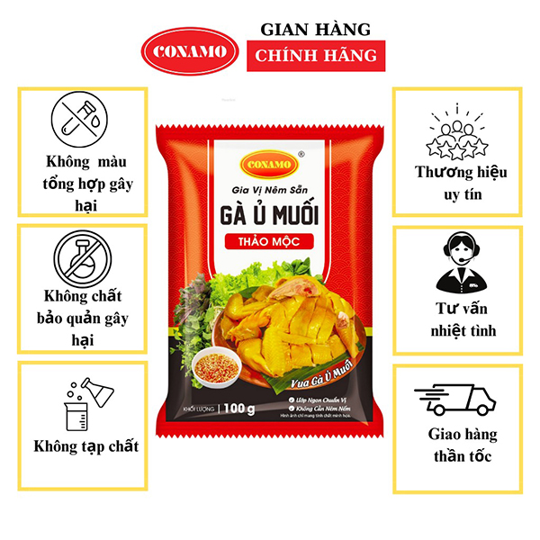 Gia vị nêm sẵn gà ủ muối - Gia Vị Conamo Việt Nam - Công Ty TNHH Conamo Việt Nam