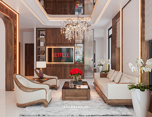 Thiết kế và thi công Mr Quang Huy – Villa – Hà Nội - X9 Design JSC - Công Ty Cổ Phần Kiến Trúc & Nội Thất X9 Design