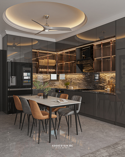 Thiết kế và thi công Ms Hằng – Nhà phố – Dương Nội - X9 Design JSC - Công Ty Cổ Phần Kiến Trúc & Nội Thất X9 Design