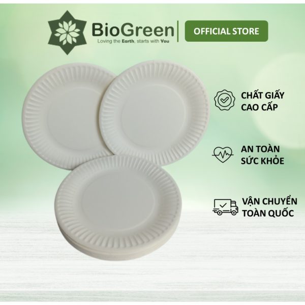 Dĩa giấy 18 cm dùng cho tiệc sinh nhật