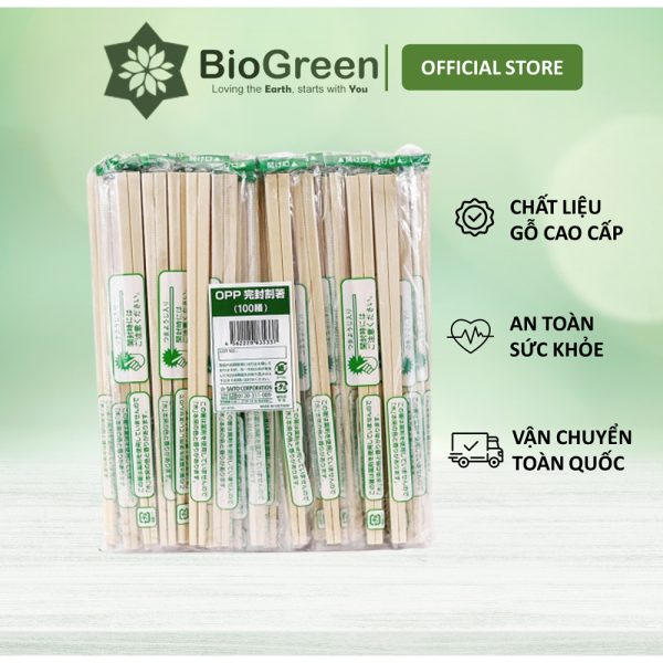 Đũa gỗ tăm bọc màng OPP giá tại xưởng