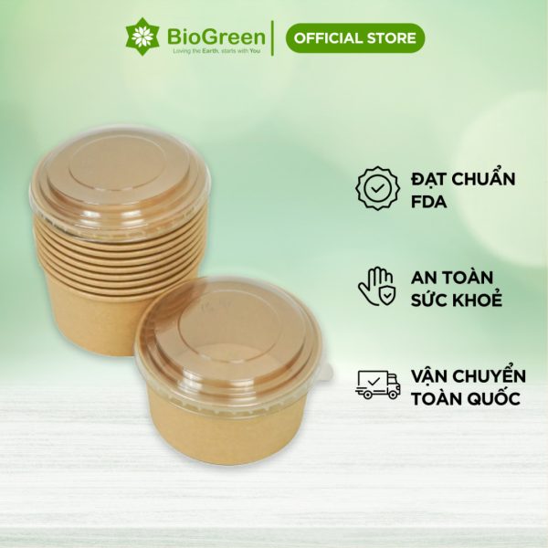 Tô giấy Kraft 750ml