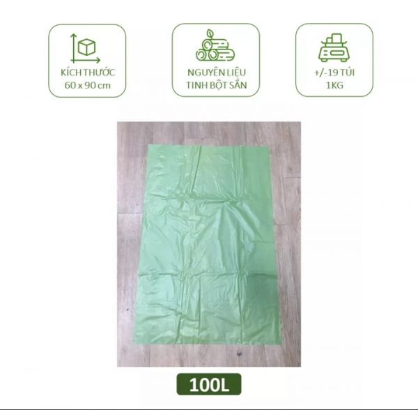 Túi hột xoài Biobased 100% compostable (1kg)