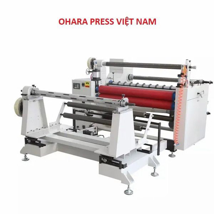 Máy xẻ cuộn băng keo - Băng Keo OHARA PRESS Việt Nam - Công Ty Cổ Phần OHARA PRESS Việt Nam