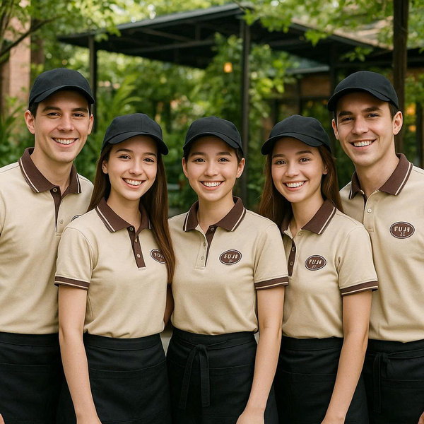 Áo thun đồng phục quán cà phê