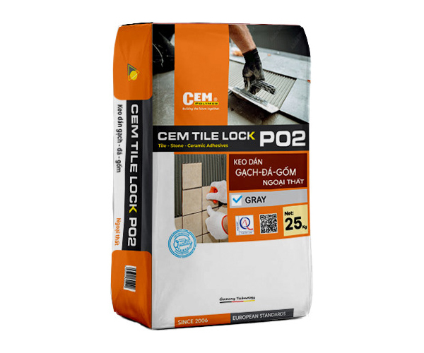Keo dán gạch, đá, gốm ngoại thất - Keo Xây Dựng Cem Polymer - Công Ty TNHH Đầu Tư Xây Dựng Cem Polymer Việt Nam