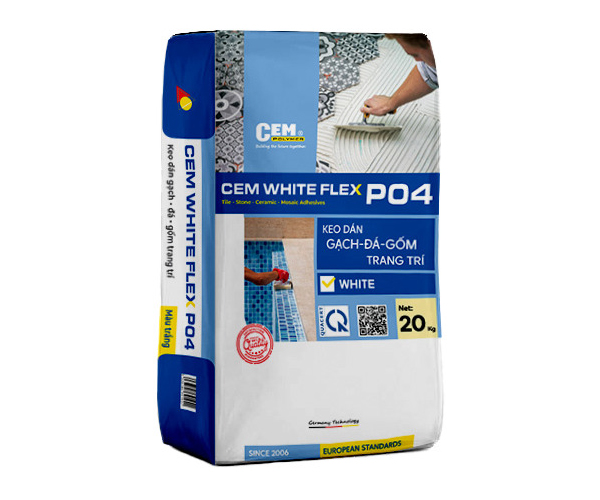 Keo dán gạch, đá, gốm trang trí - Keo Xây Dựng Cem Polymer - Công Ty TNHH Đầu Tư Xây Dựng Cem Polymer Việt Nam