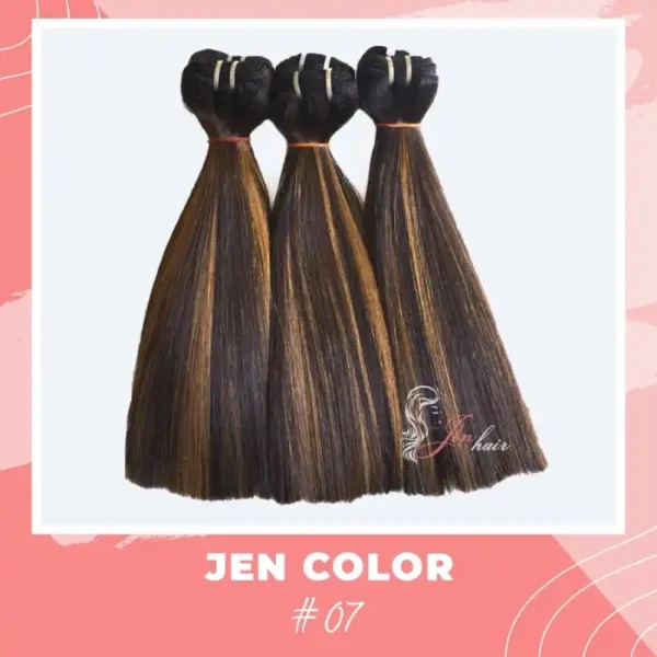 Tóc thẳng tự nhiên màu 07