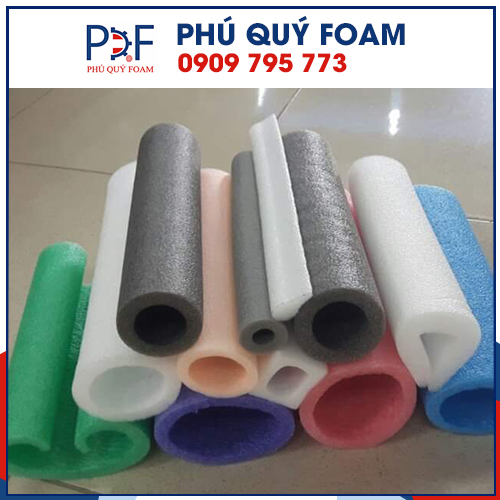 PE Foam dạng ống các màu - Phú Quý Foam - Công Ty TNHH Thương Mại Dịch Vụ Phú Quý Foam